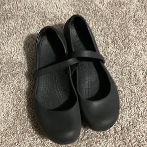 Croc Mary Janes black size 11